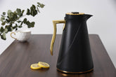 Textured Thermal Carafe - Black/Gold